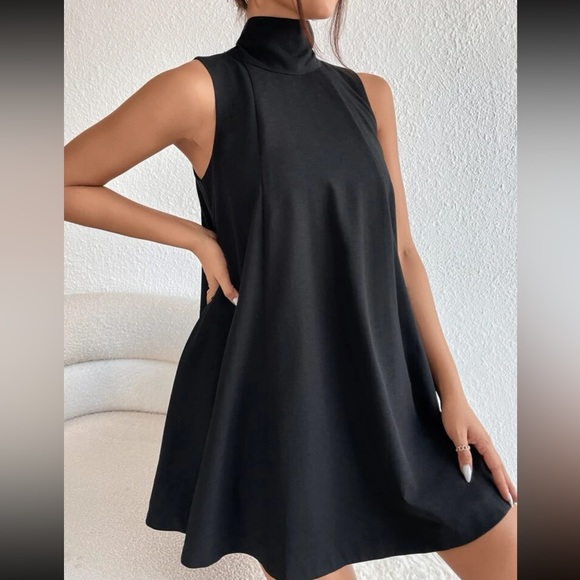 Luxe neck tie party formal evening dress - Picture 9 of 16